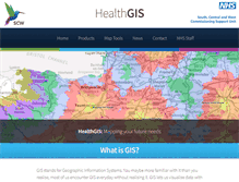 Tablet Screenshot of healthgis.nhs.uk
